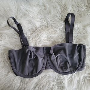 CUUP the Balconette Bra 34E color: Slate